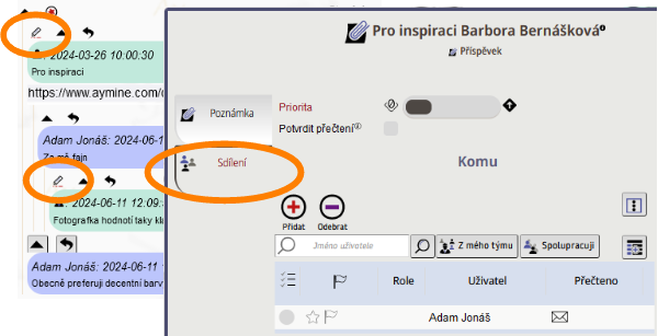 Share Settings